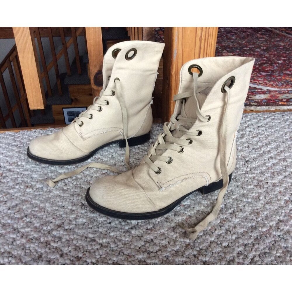 Nine West Boots Lace Up Womens 5.5